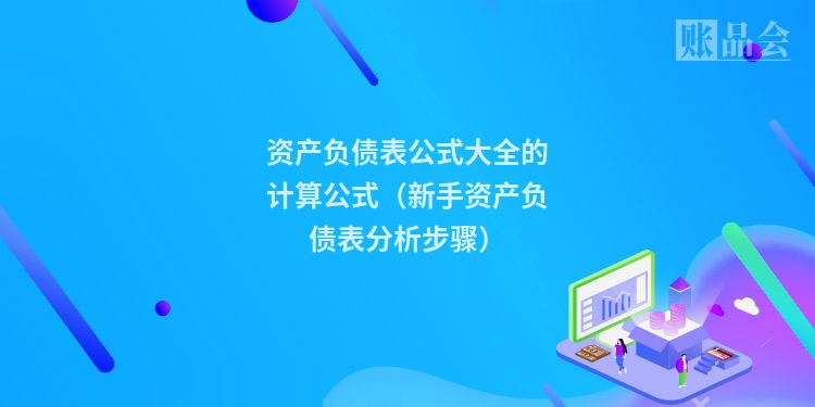 资产负债表公式大全的计算公式（新手资产负债表分析步骤）