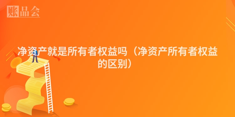 净资产就是所有者权益吗（净资产所有者权益的区别）
