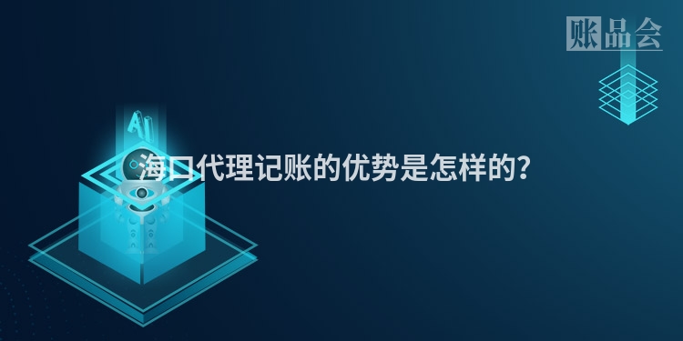 海口代理记账的优势是怎样的？