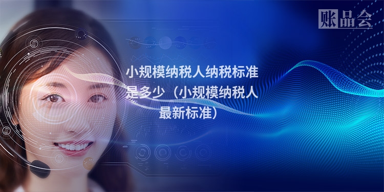 小规模纳税人纳税标准是多少（小规模纳税人最新标准）