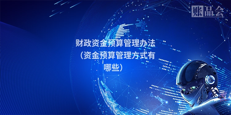 财政资金预算管理办法（资金预算管理方式有哪些）