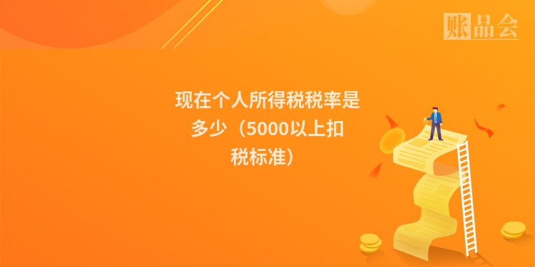 现在个人所得税税率是多少（5000以上扣税标准）